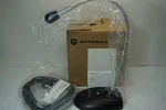 Motorola B1914A Goose Neck Microphone With RJ45 Cable In Box Open. Price: $59.99.