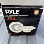 Pyle PLMR60W 6.5" Marine Waterproof Speakers 150W White - Open Box Pair. Price: $30.00.
