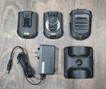Motorola PMMN4095 Wireless Bluetooth Speaker Mic W/ Charger For Apx Radio Used. Price: $269.99.