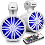 Pyle Bluetooth Waterproof Off-road Speakers 3.5 40W Marine Grade W/rgb Light New. Price: $64.99.