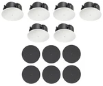 (6) Jbl Control 424LP 4" 70V/16-OHM Commercial In-ceiling Speakers+black Grilles New. Price: $1494.96.