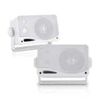 Pyle PLMR24 3.5" 200W 3-WAY Marine Audio Speakers Outdoor Weatherproof (pair) New. Price: $40.99.