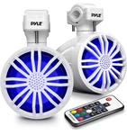 Pyle PLMRBT33WT 2X 3.5" Waterproof White Off-road Speaker W/ Rgb Led Lighting Open. Price: $47.60.