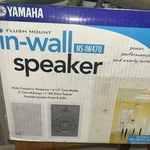Yamaha NS-IW470 Main / Stereo Speakers Flush Mount Wall Open. Price: $59.99.