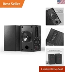 30W X 2 Powered Bookshelf Speakers 3.5-RCA Input For Turntable, Tv, Pc, Rec... New. Price: $70.39.