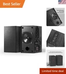 30W X 2 Powered Bookshelf Speakers 3.5-RCA Input For Turntable, Tv, Pc, Rec... New. Price: $87.99.