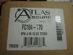 Atlas Sound FC104-T70 4" Speaker 8OHM With Transformer New From Old Stock. Price: $43.00.